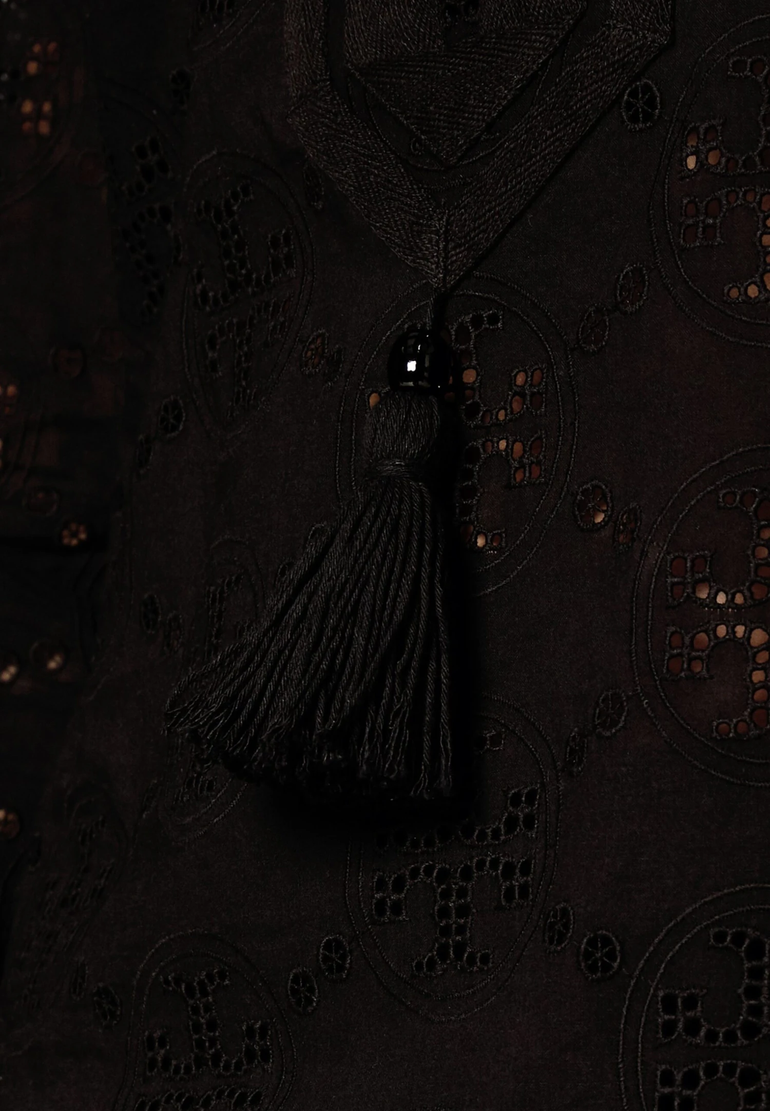 Tory Burch Tory Tunic - Beach Accessory - Black 7 Tory Burch Tory Tunic - Beach Accessory - Black - Image 7