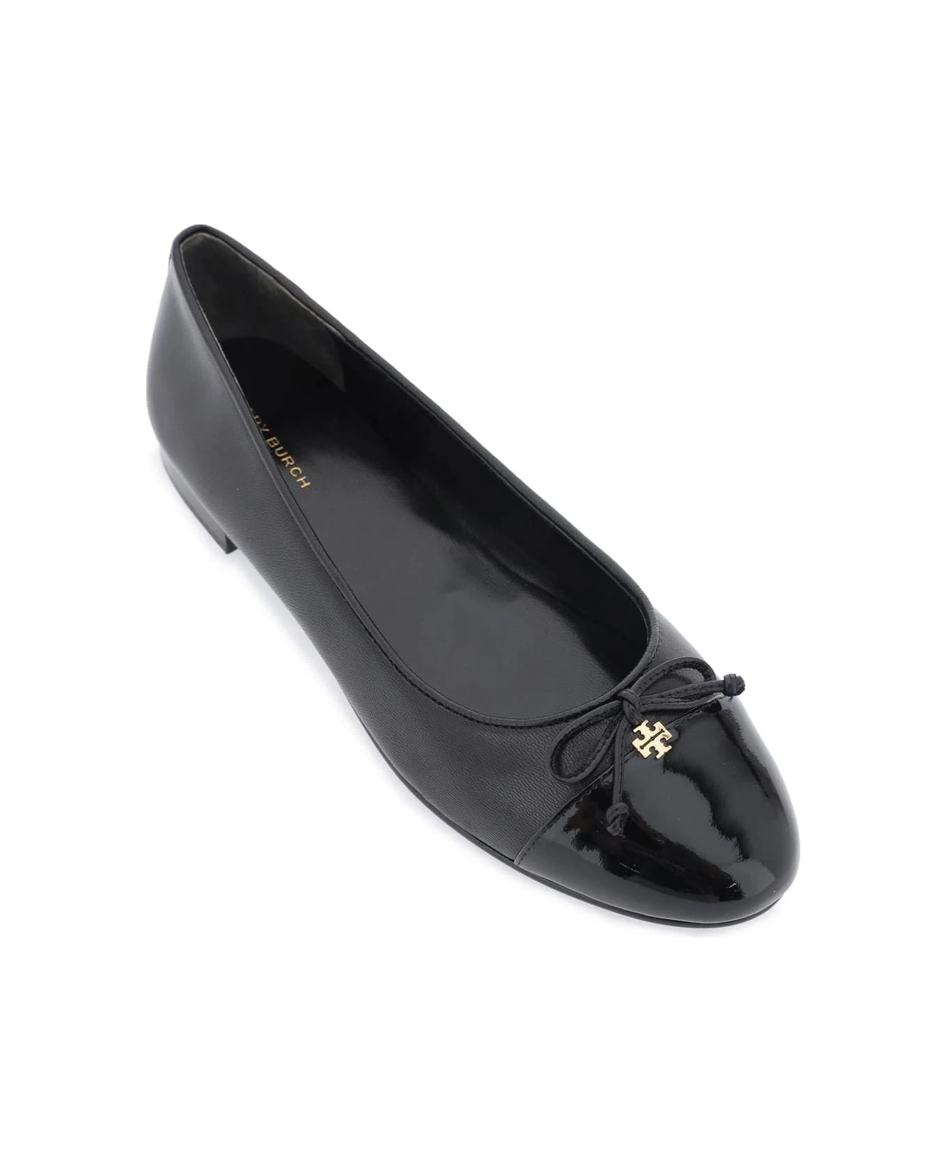 Tory Burch Ballet Flats With Patent Leather Toe 4 Tory Burch Ballet Flats With Patent Leather Toe - Image 4