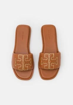Tory Burch Double T Sport Slide - Mules - Miele/Gold 11 Tory Burch Double T Sport Slide - Mules - Miele/Gold -Tory Burch ad14dc1c37df40d2b8d9a731d209578c