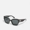 Tory Burch Sunglasses - Black With Ivory Piping