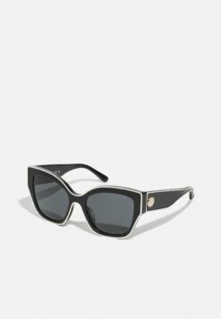 Tory Burch Sunglasses - Black With Ivory Piping