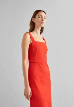 Tory Burch Stretch Faille Dress - Cocktail Dress / Party Dress - Goji Red 10 Tory Burch Stretch Faille Dress - Cocktail Dress / Party Dress - Goji Red -Tory Burch b1e41bae8da64767b015903fe0f416d2