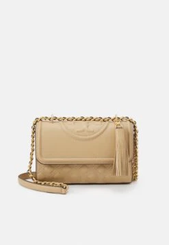 Tory Burch Fleming Small Convertible Shoulder - Across Body Bag - Desert Dune