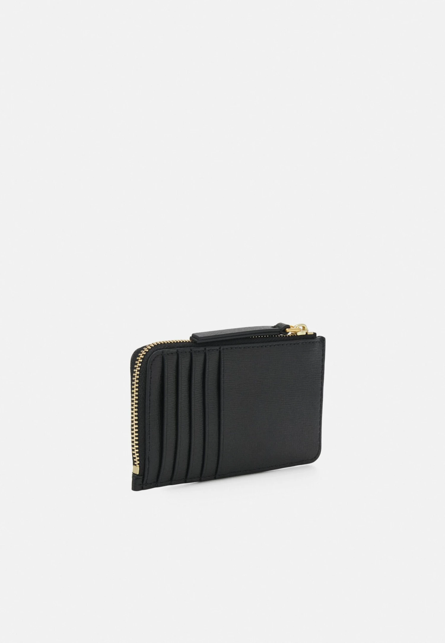 Tory Burch Robinson Top Zip Card Case - Wallet - Black 2 Tory Burch Robinson Top Zip Card Case - Wallet - Black - Image 2