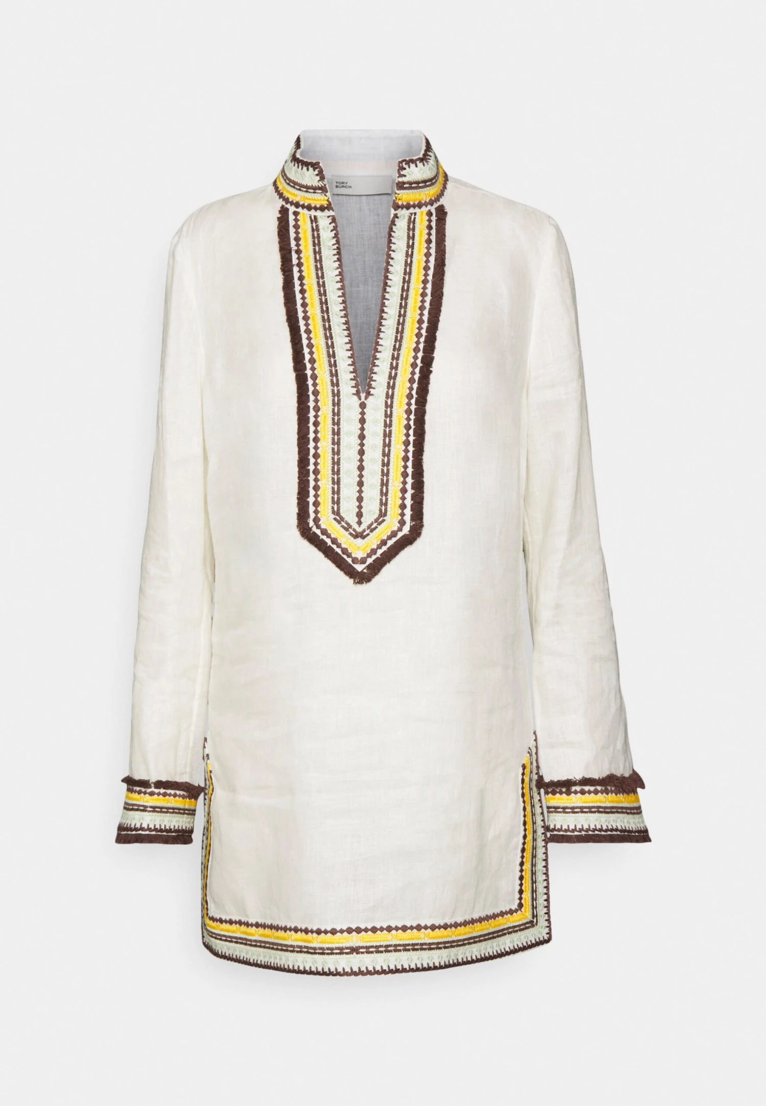 Tory Burch Embroidered Tory Tunic - Beach Accessory - Ivory 6 Tory Burch Embroidered Tory Tunic - Beach Accessory - Ivory - Image 6