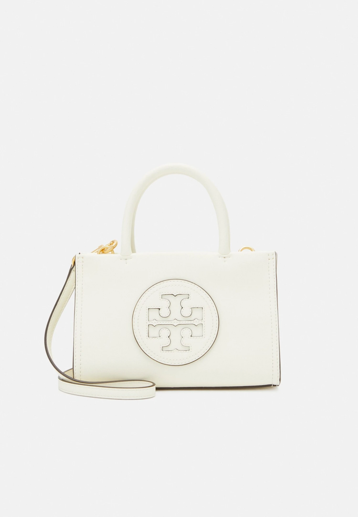 Tory Burch Ella Mini Tote - Handbag - Warm White 1 Tory Burch Ella Mini Tote - Handbag - Warm White