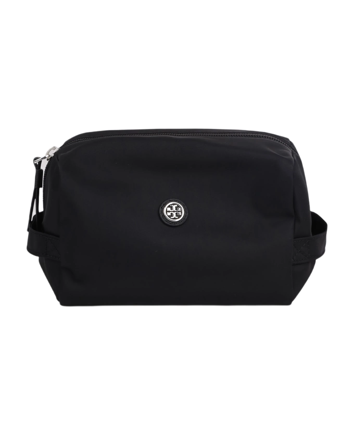 Tory Burch Virginia Logo-patch Make-up Bag 1 Tory Burch Virginia Logo-patch Make-up Bag