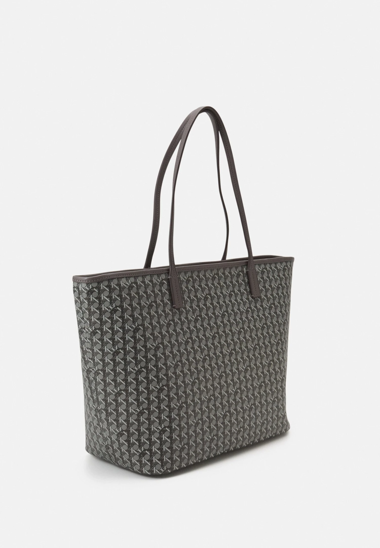 Tory Burch Basketweave Tote Set - Handbag - Grey Melange 2 Tory Burch Basketweave Tote Set - Handbag - Grey Melange - Image 2