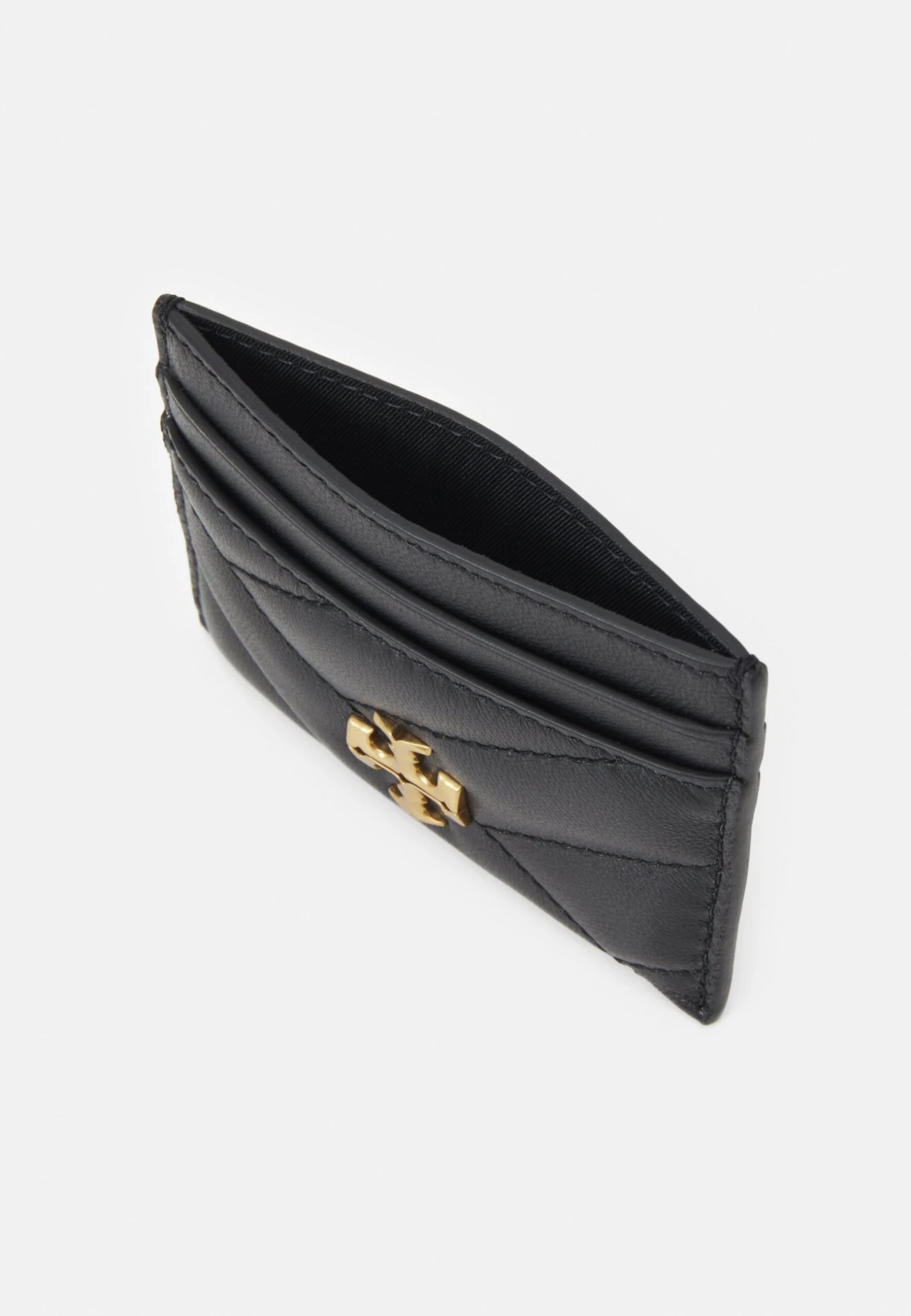Tory Burch Kira Chevron Card Case - Wallet - Black 3 Tory Burch Kira Chevron Card Case - Wallet - Black - Image 3