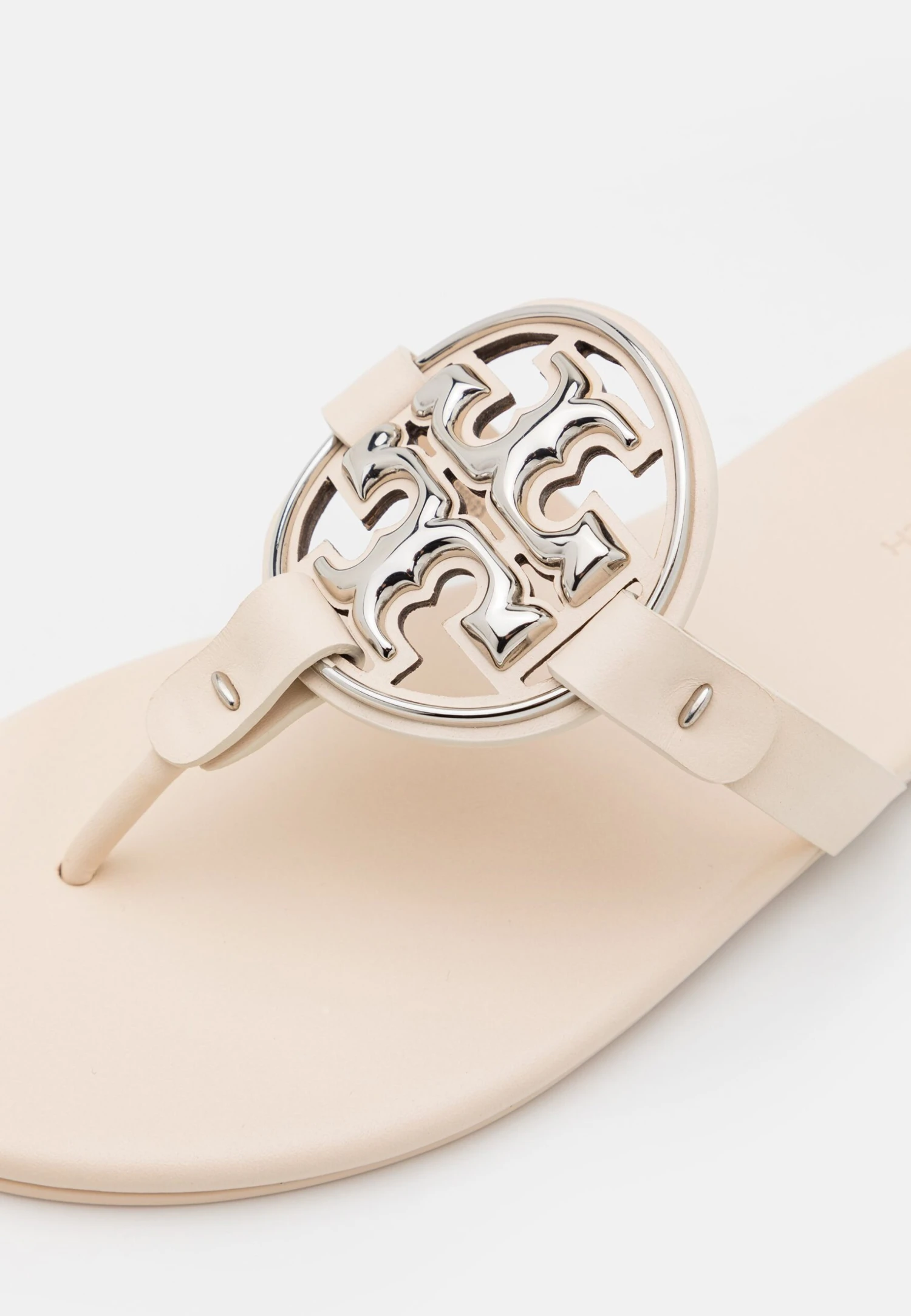 Tory Burch Metal Miller Soft - T-Bar Sandals - New Cream 7 Tory Burch Metal Miller Soft - T-Bar Sandals - New Cream - Image 7