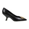 Tory Burch Eleanor Pump In Black Leather