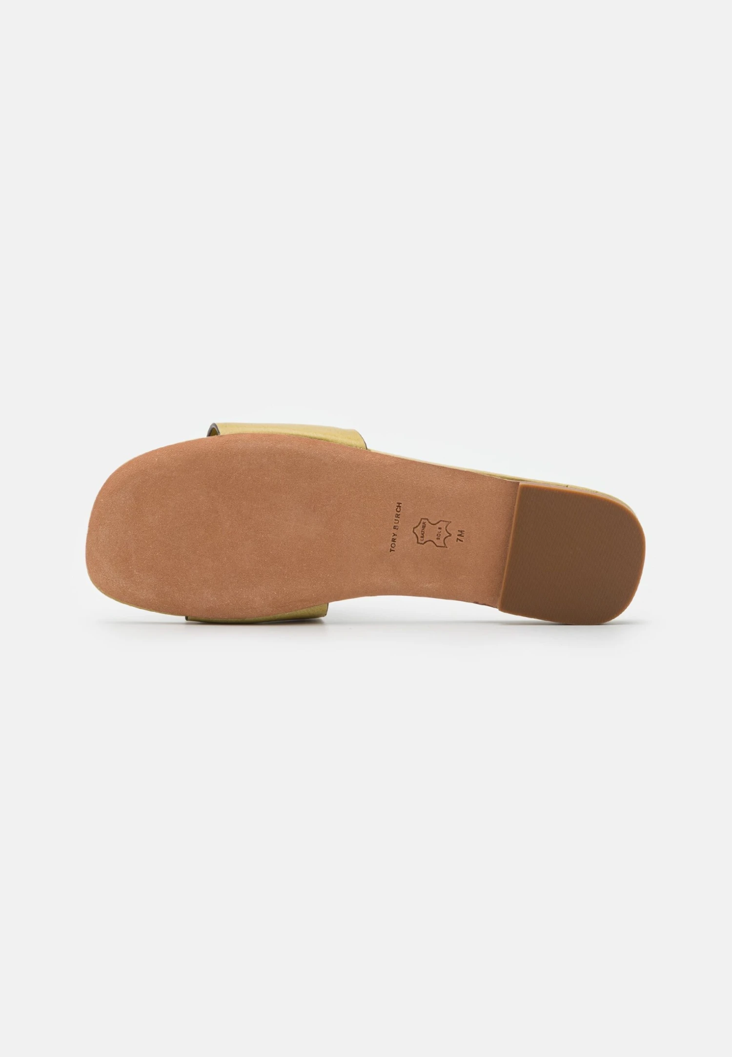 Tory Burch Double Stack Logo Slide - Mules - Roasted Pistachio 6 Tory Burch Double Stack Logo Slide - Mules - Roasted Pistachio - Image 6