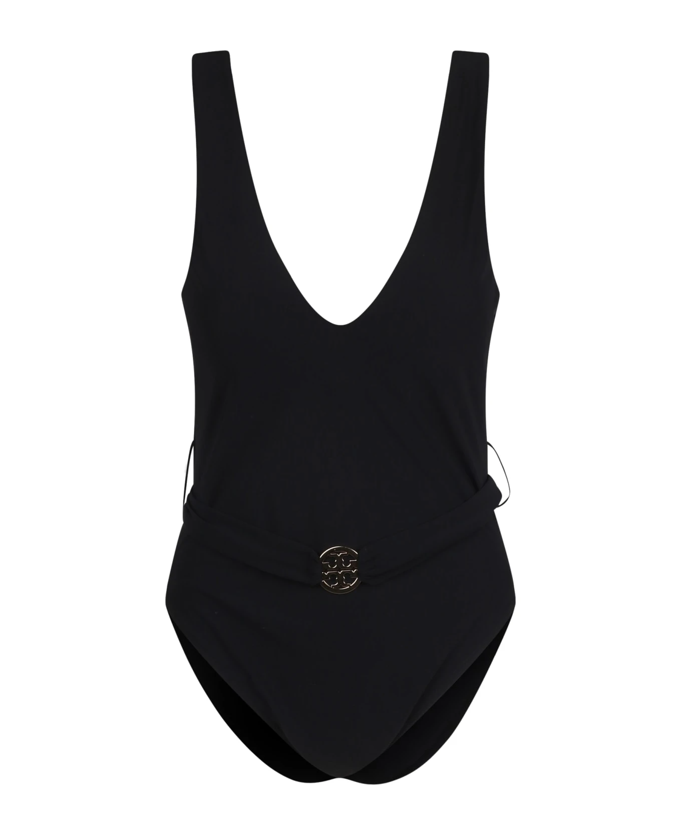 Tory Burch Miller Plunging V-neck Swimsuit 1 Tory Burch Miller Plunging V-neck Swimsuit