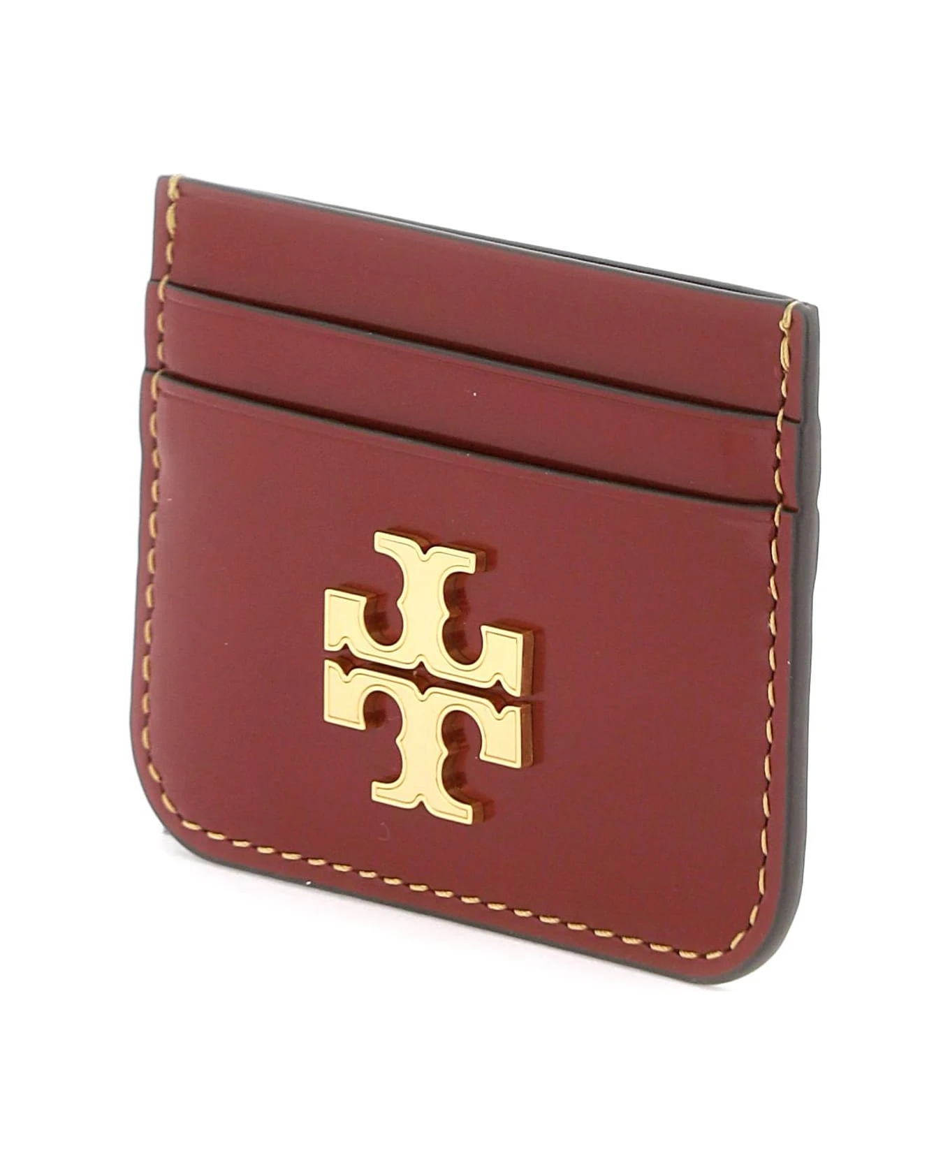 Tory Burch Brushed Leather Eleanor Cardholder 4 Tory Burch Brushed Leather Eleanor Cardholder - Image 4