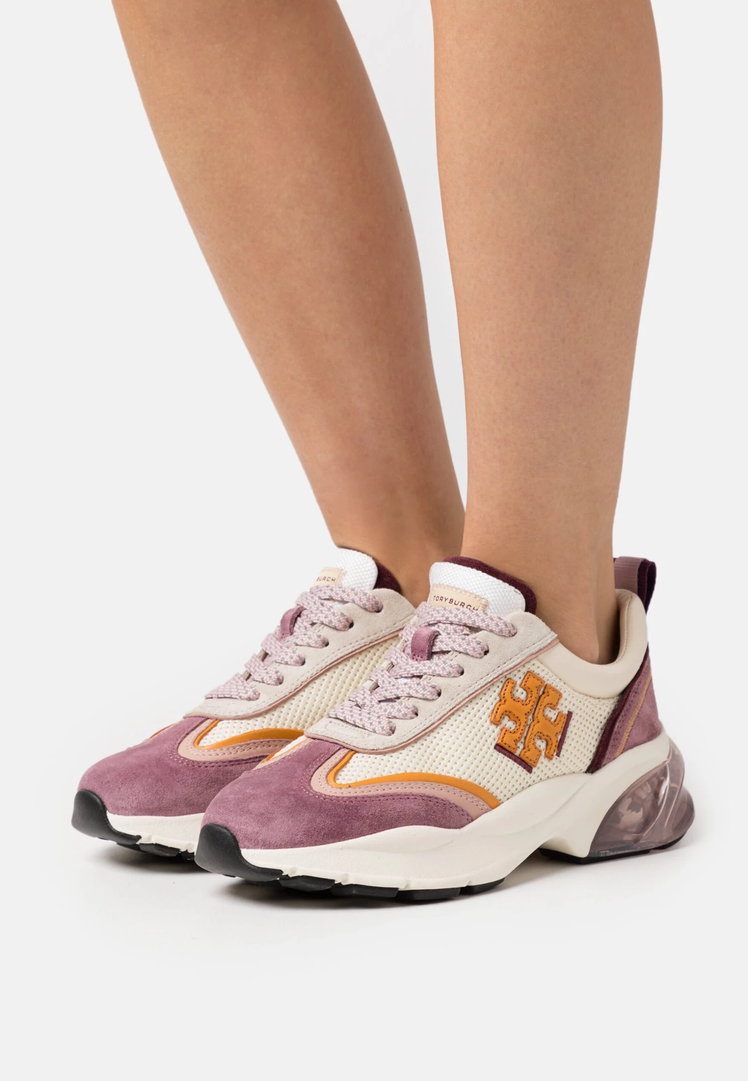 Tory Burch Bubble Good Luck Trainer - Trainers - New Cream/Arancio/Light Purple 1 Tory Burch Bubble Good Luck Trainer - Trainers - New Cream/Arancio/Light Purple