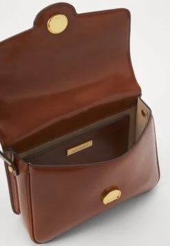 Tory Burch Robinson Spazzolato Convertible Shoulder Bag - Across Body Bag - Dark Sienna -Tory Burch cd0380e4a71c4b20b98bec0facc47985