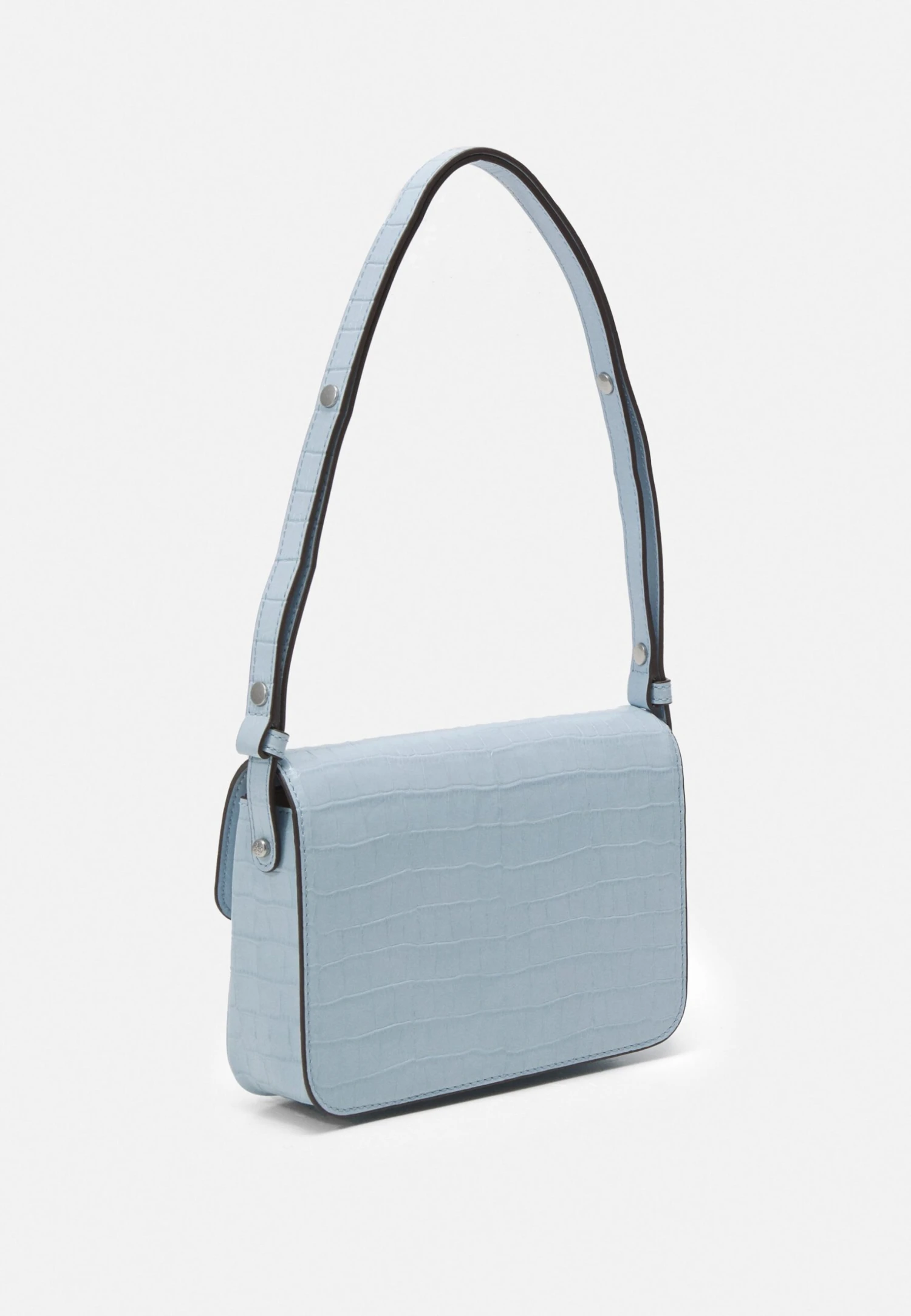 Tory Burch Robinson Embossed Convertible Shoulder - Handbag - Blue Mist 2 Tory Burch Robinson Embossed Convertible Shoulder - Handbag - Blue Mist - Image 2