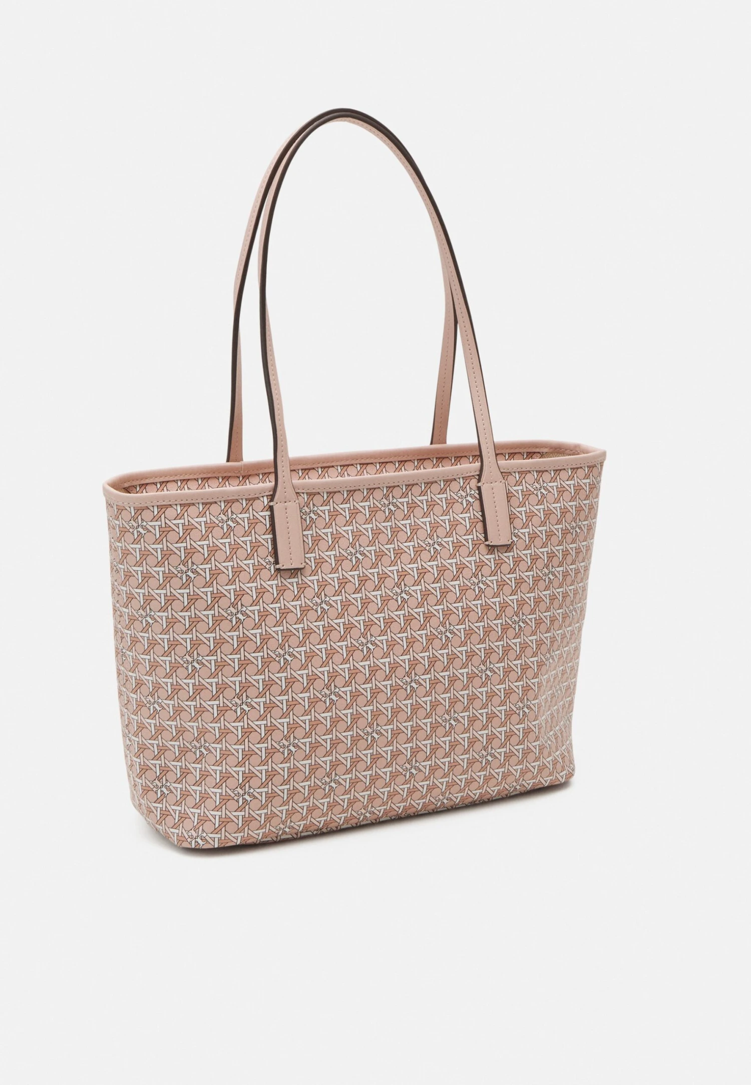 Tory Burch Small Basketweave Tote Set - Handbag - Pink 2 Tory Burch Small Basketweave Tote Set - Handbag - Pink - Image 2