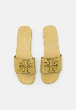 Tory Burch Double Stack Logo Slide - Mules - Roasted Pistachio 11 Tory Burch Double Stack Logo Slide - Mules - Roasted Pistachio -Tory Burch d3dc212d9d0e446c9dd1ef5321fbe8ba