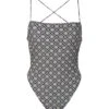 Tory Burch Monogram Print Swimsuit