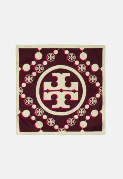 Tory Burch MonogramNeckerchief - Foulard - Evening Wine