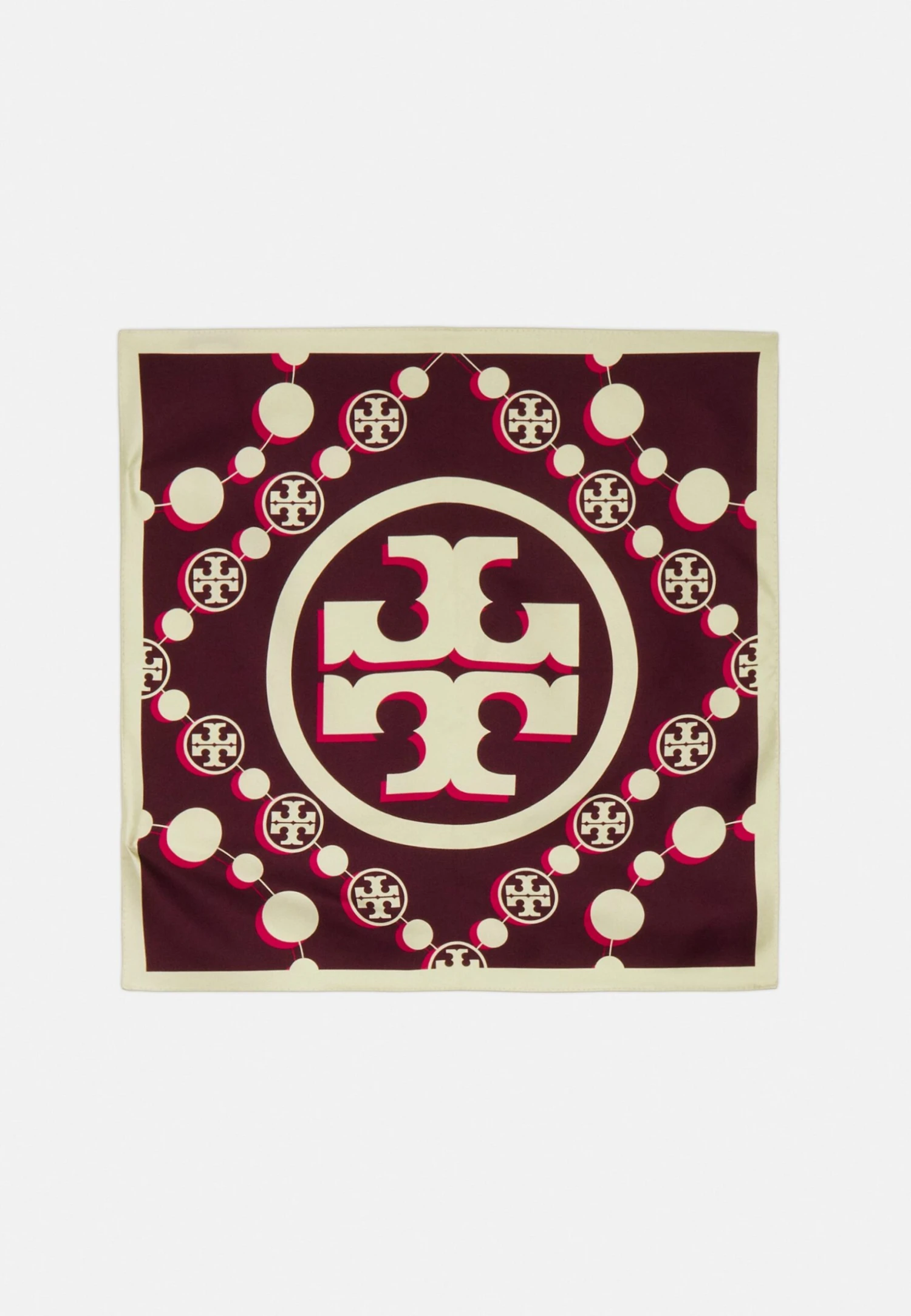 Tory Burch MonogramNeckerchief - Foulard - Evening Wine 1 Tory Burch MonogramNeckerchief - Foulard - Evening Wine