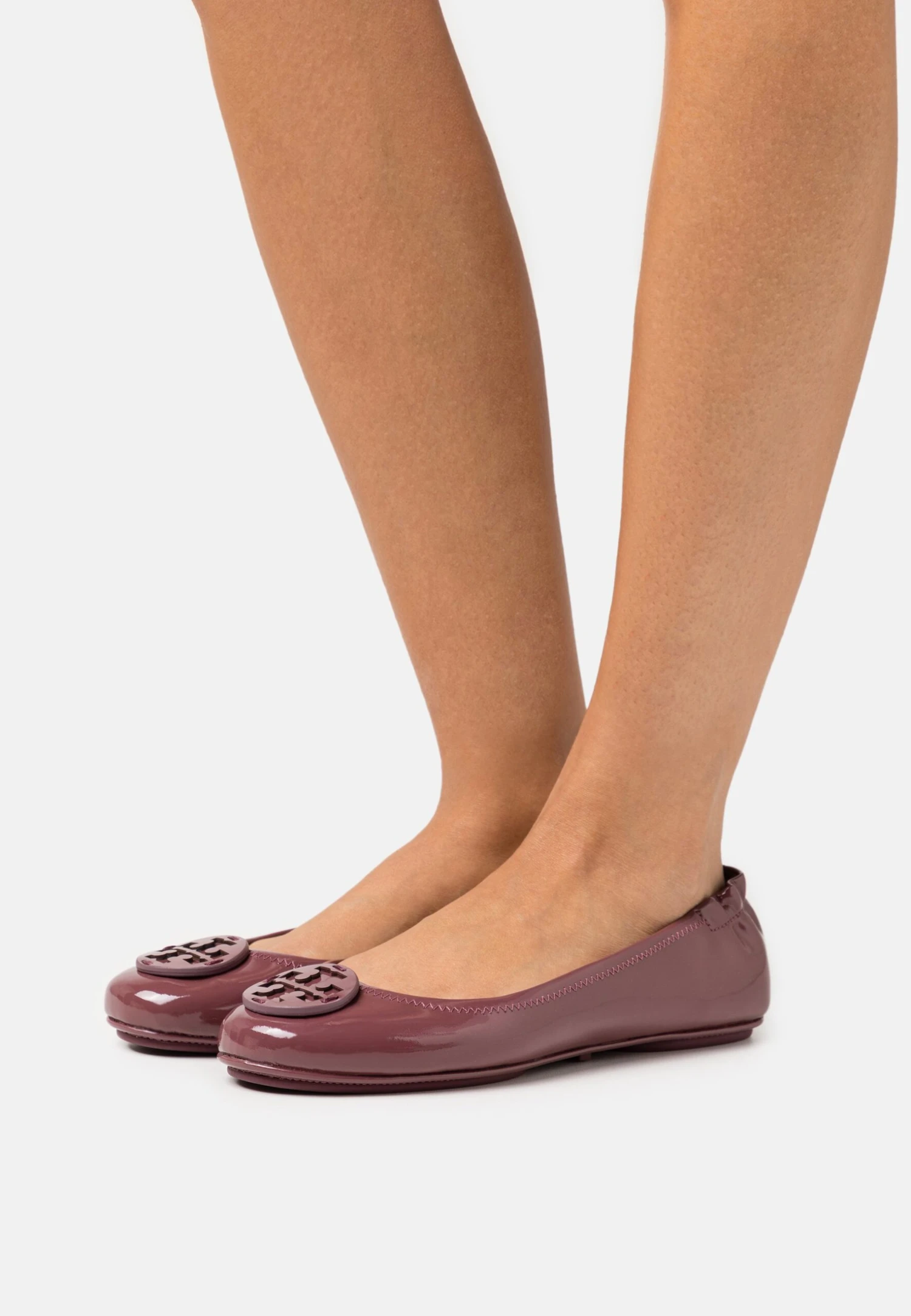 Tory Burch Minnie Travel Ballet - Ballet Pumps - Vintage Eggplant 1 Tory Burch Minnie Travel Ballet - Ballet Pumps - Vintage Eggplant