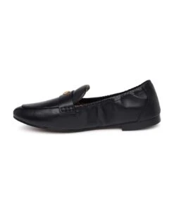Tory Burch Black Leather Ballet Loafers -Tory Burch dcf62b1b282a2a1a14f380cc17ab776b