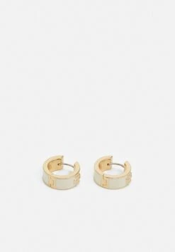 Tory Burch Kira Huggie Hoop Earring - Earrings - Gold-Coloured