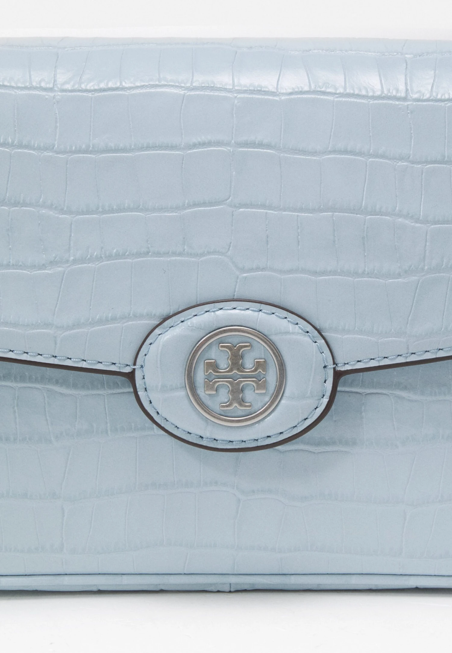 Tory Burch Robinson Embossed Convertible Shoulder - Handbag - Blue Mist 5 Tory Burch Robinson Embossed Convertible Shoulder - Handbag - Blue Mist - Image 5
