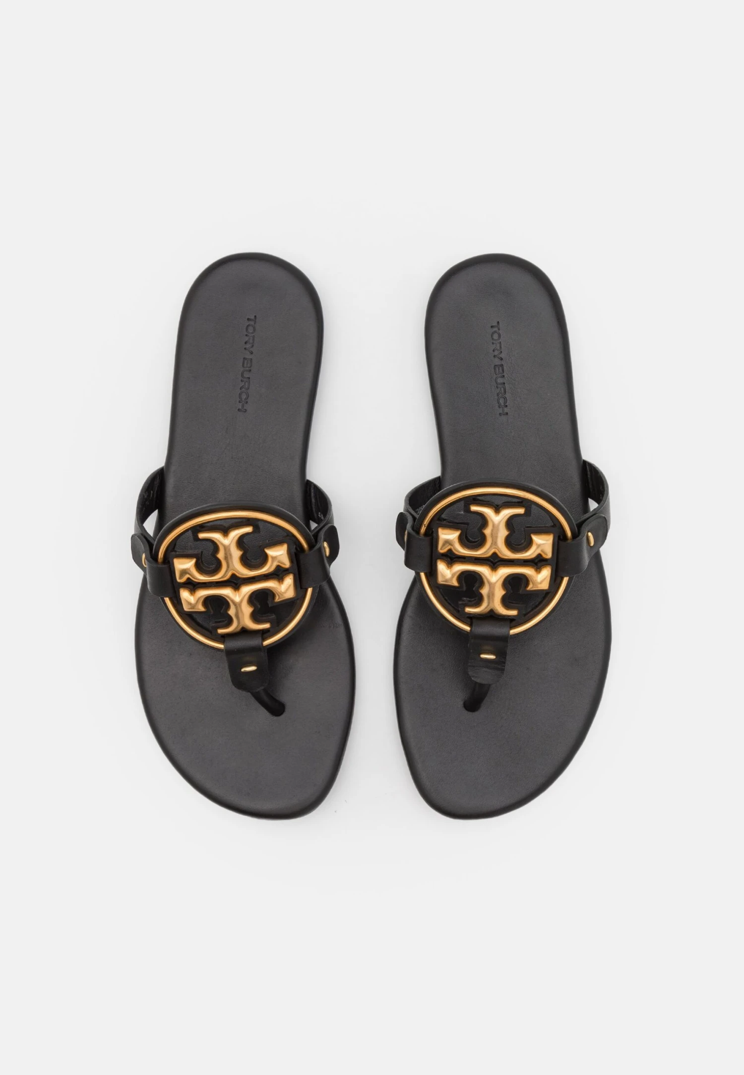 Tory Burch Metal Miller Soft - T-Bar Sandals - Perfect Black 5 Tory Burch Metal Miller Soft - T-Bar Sandals - Perfect Black - Image 5