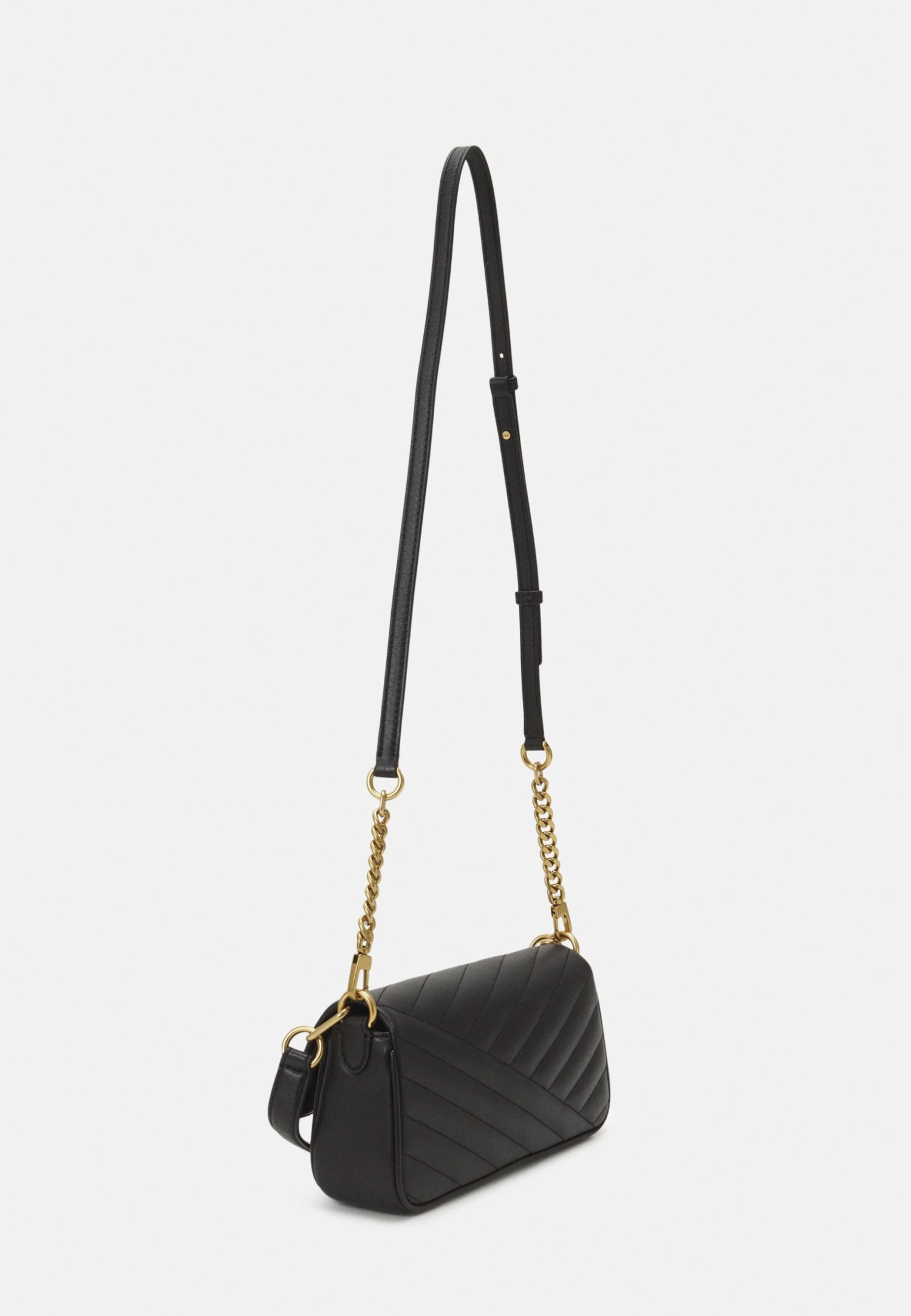 Tory Burch Kira Chevron Small Flap Shoulder - Handbag - Black 2 Tory Burch Kira Chevron Small Flap Shoulder - Handbag - Black - Image 2