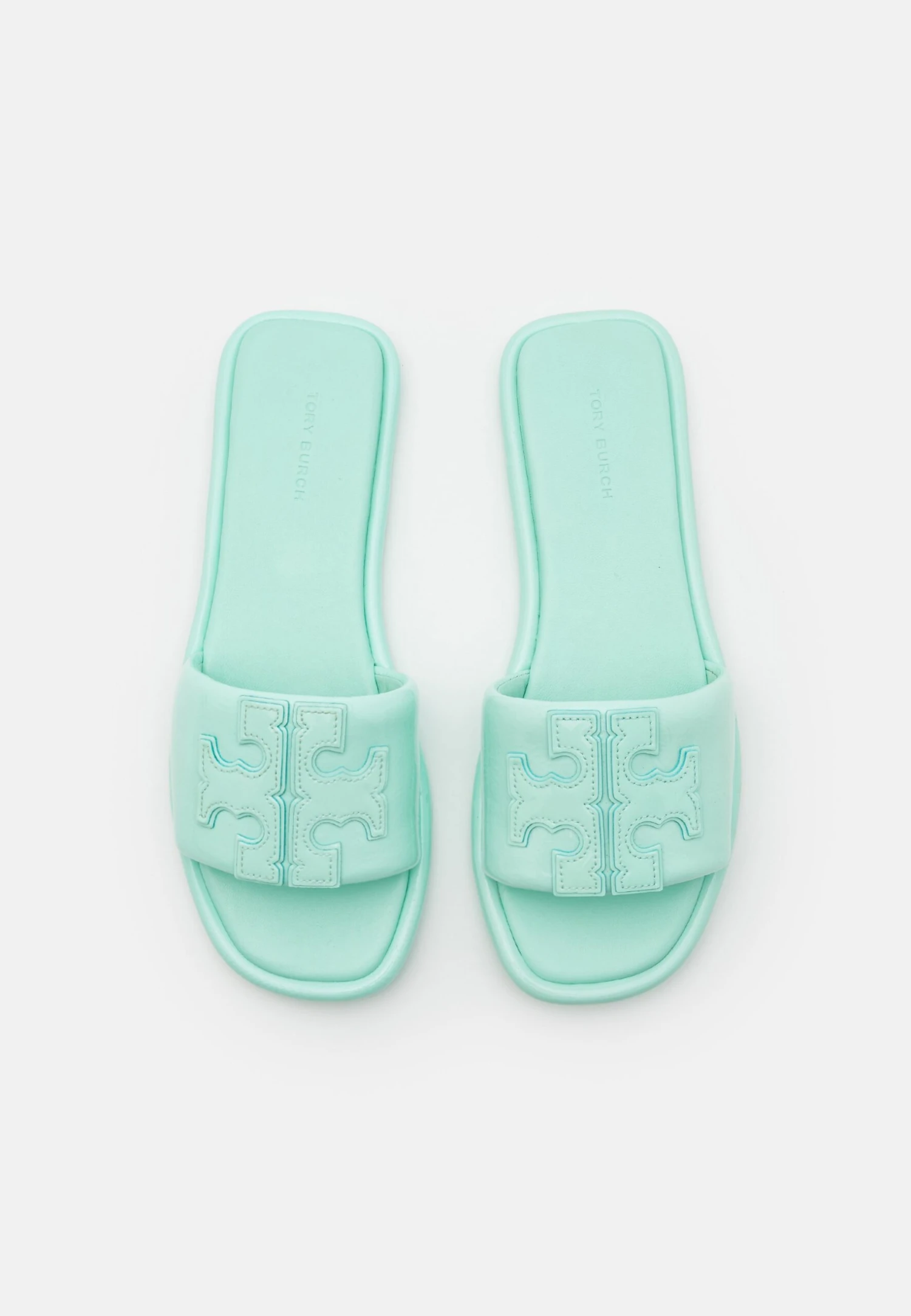 Tory Burch Double T Sport Slide - Mules - Caribbean Mist 5 Tory Burch Double T Sport Slide - Mules - Caribbean Mist - Image 5