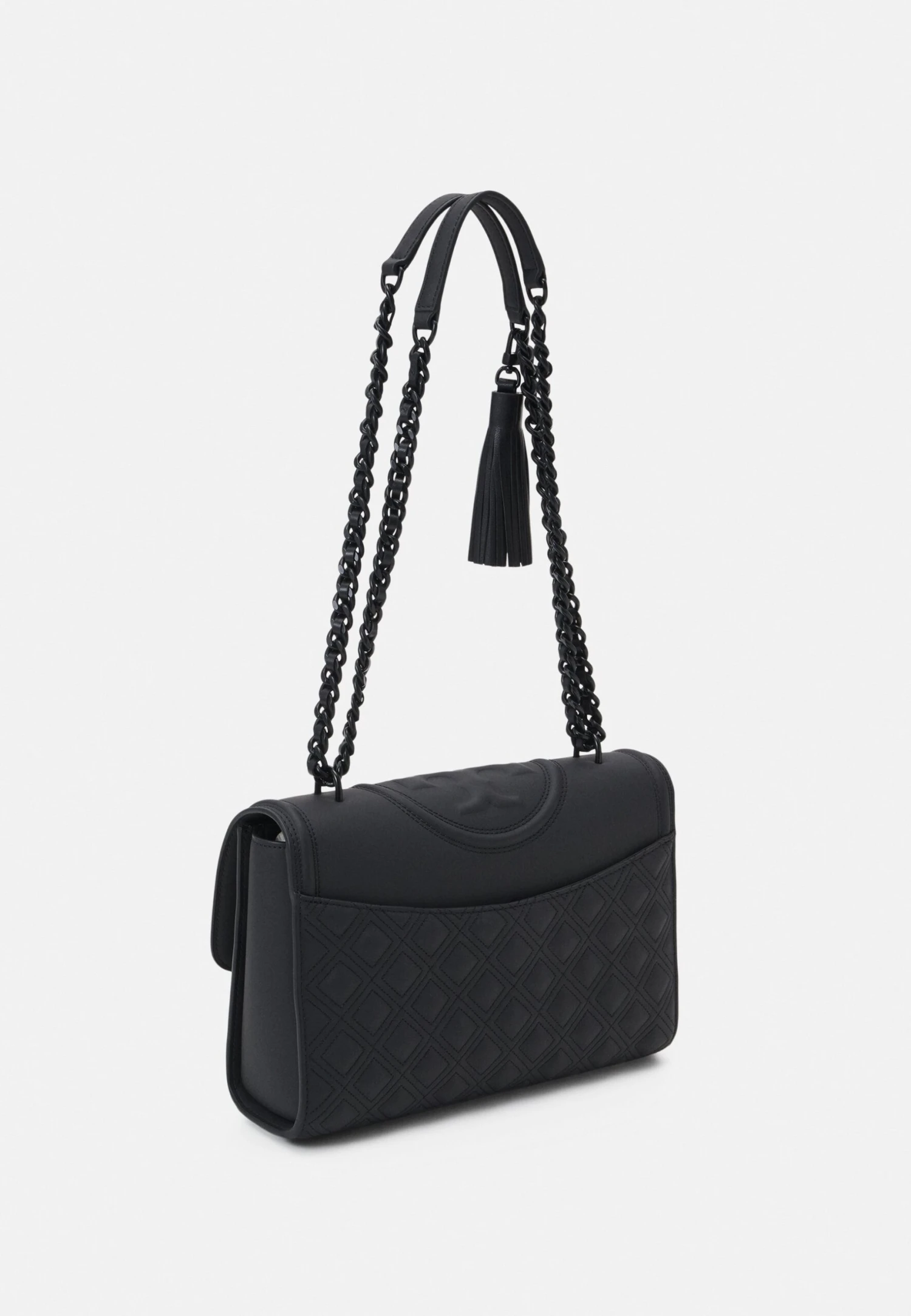 Tory Burch Fleming Convertible Shoulder - Handbag - Black 5 Tory Burch Fleming Convertible Shoulder - Handbag - Black - Image 5