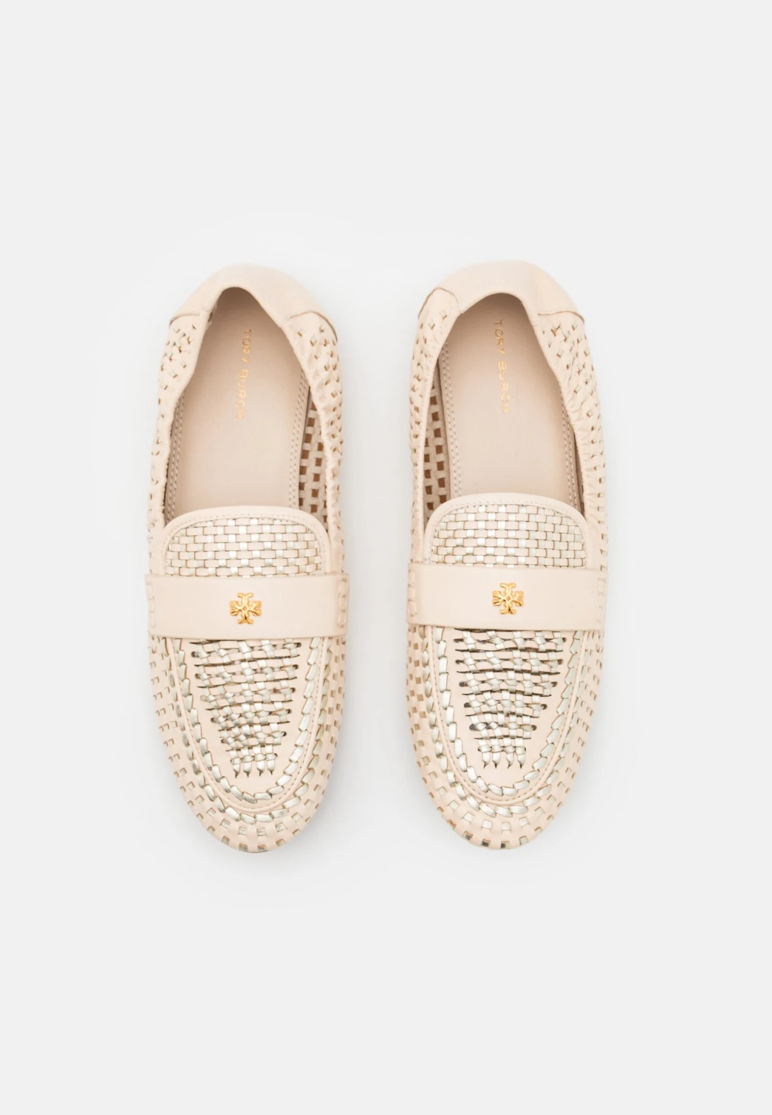 Tory Burch Woven Loafer - Slip-Ons - Brie/Spark Gold 5 Tory Burch Woven Loafer - Slip-Ons - Brie/Spark Gold - Image 5