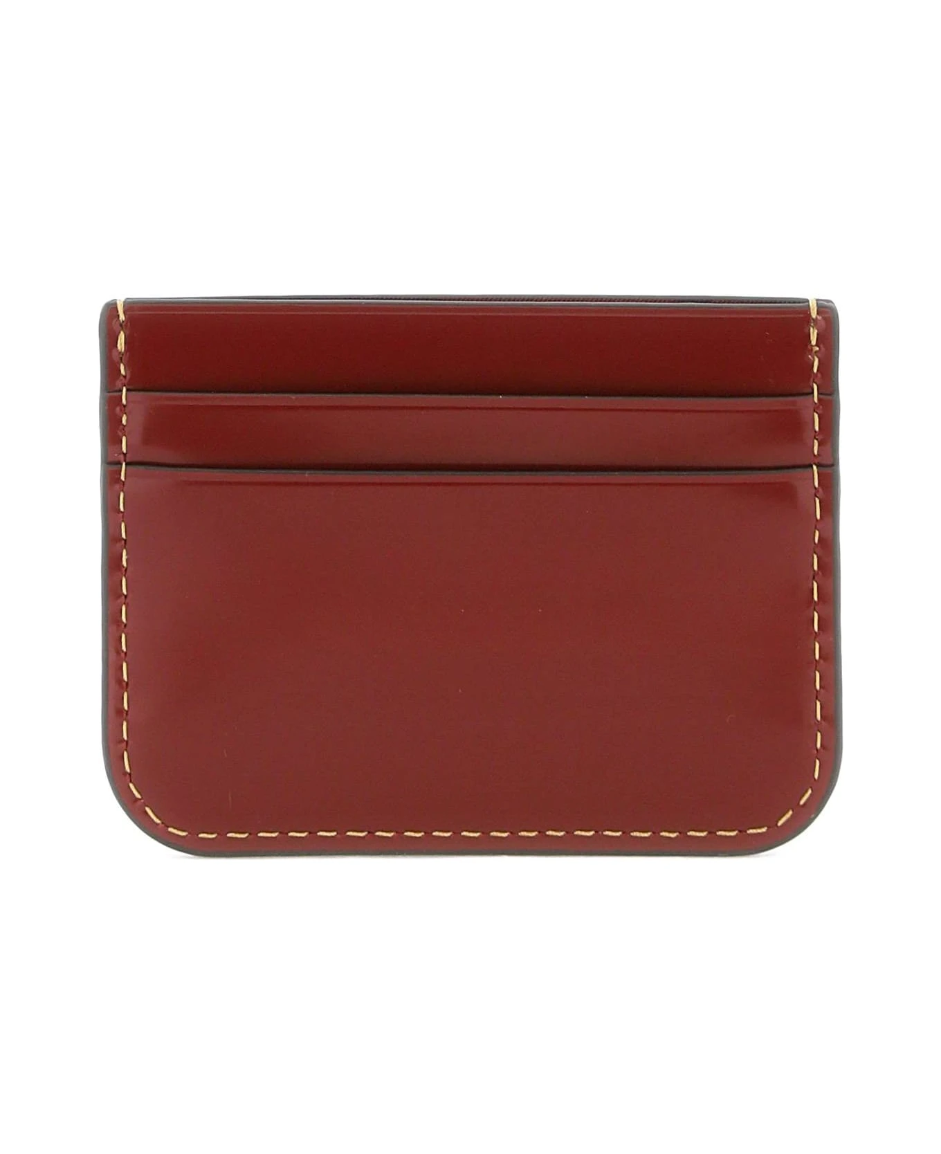 Tory Burch Brushed Leather Eleanor Cardholder 3 Tory Burch Brushed Leather Eleanor Cardholder - Image 3