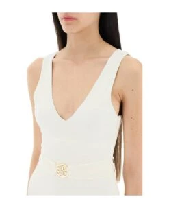 Tory Burch Miller Plunge One-piece Swimsuit -Tory Burch ef5b1bc45769187cc16f458cfca11b64