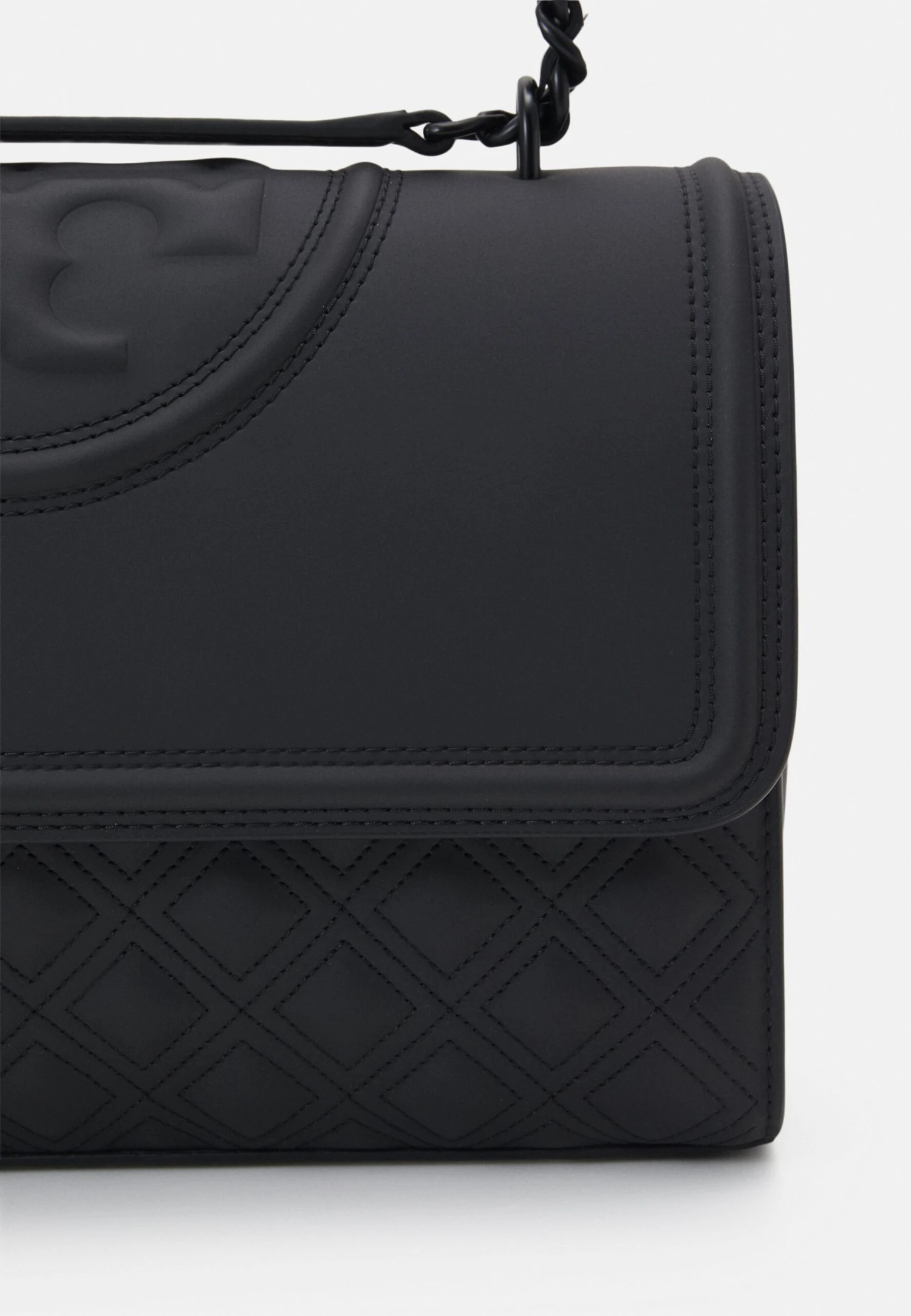 Tory Burch Fleming Convertible Shoulder - Handbag - Black 9 Tory Burch Fleming Convertible Shoulder - Handbag - Black - Image 9