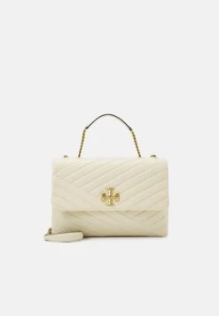 Tory Burch Kira Chevron Convertible Shoulder - Across Body Bag - New Cream