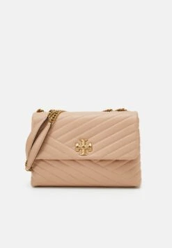Tory Burch Kira Chevron Convertible Shoulder - Across Body Bag - Devon Sand