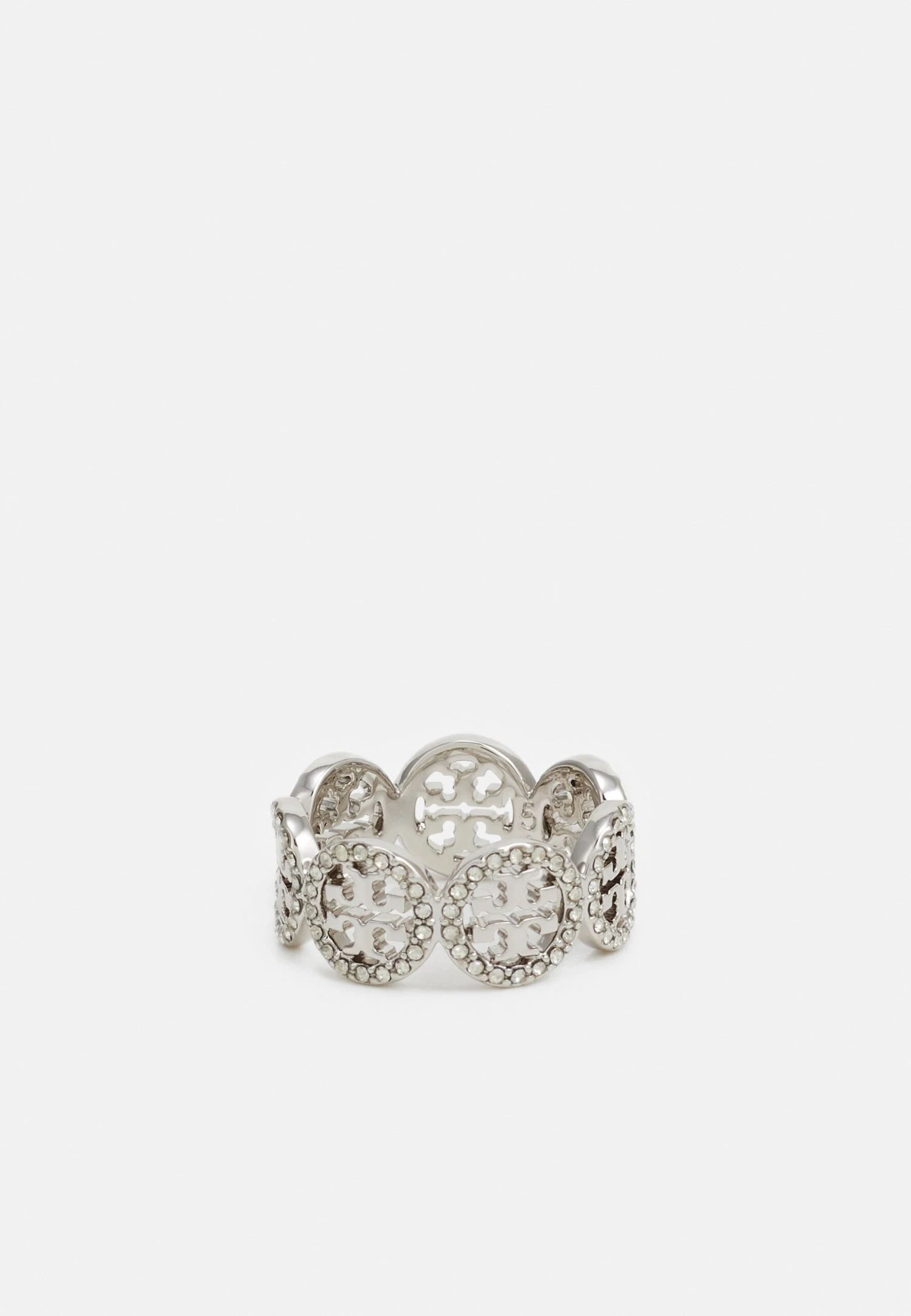 Tory Burch Logo Ring - Ring - Silver-Coloured 1 Tory Burch Logo Ring - Ring - Silver-Coloured