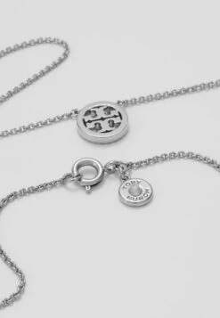 Tory Burch Logo Delicate Necklace - Necklace - Silver-Coloured 7 Tory Burch Logo Delicate Necklace - Necklace - Silver-Coloured -Tory Burch f400942cfe92439ababd131ab9433612