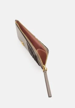 Tory Burch Robinson Top Zip Card Case - Wallet - Gray Heron 6 Tory Burch Robinson Top Zip Card Case - Wallet - Gray Heron -Tory Burch f64a963a85f44d1580348d3fe81bf6b3