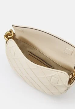 Tory Burch Mini Fleming Soft Crescent - Handbag - New Cream -Tory Burch f694f5856ce24891a5acd9b7937dfa83