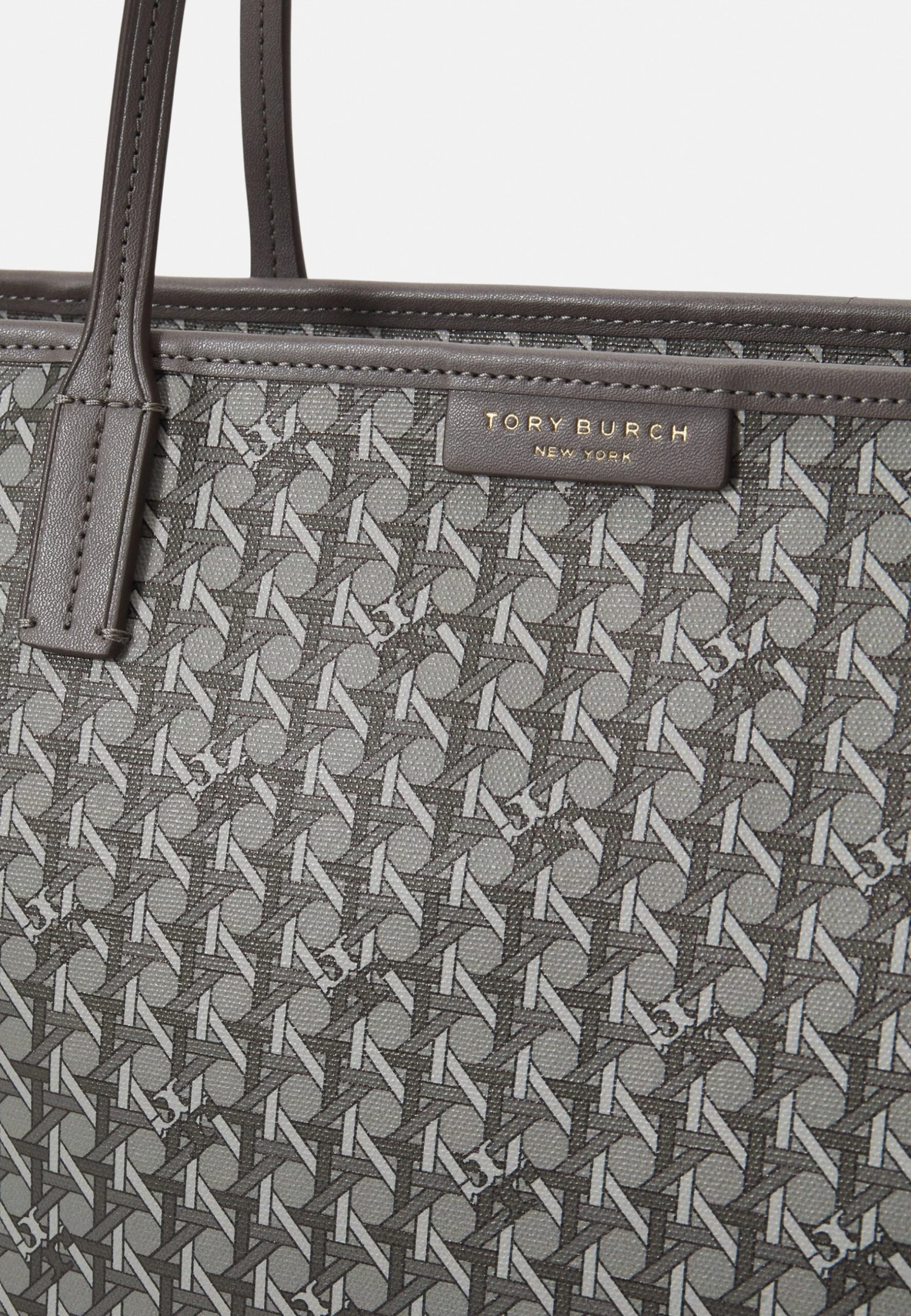 Tory Burch Basketweave Tote Set - Handbag - Grey Melange 5 Tory Burch Basketweave Tote Set - Handbag - Grey Melange - Image 5