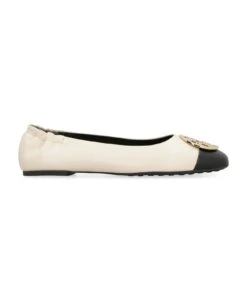 Tory Burch Claire Leather Ballet Flats