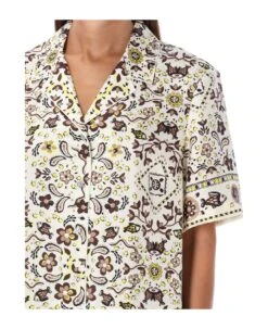 Tory Burch Bowling Shirt 5 Tory Burch Bowling Shirt -Tory Burch fe99d19b91e5ed95aaa2d25e93ecf031